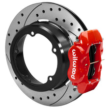 Load image into Gallery viewer, Wilwood kit rear FDLI DISC/DRUM strange floater 1PC SRP red powder coat