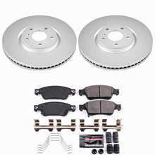 Load image into Gallery viewer, Power Stop 07-08 Infiniti G35 Front Z23 Coated Brake Kit