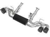 aFe MACH Force-Xp 3in to 2-1/2in 304SS Cat-Back (No NPP) 2020 Chevy Corvette (C8) 6.2L - Carbon Tip