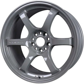 Gram Lights 57DR 17x9.0 +22 5x114.3 Glossy Gray Wheel