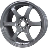 Gram Lights 57DR 17x9.0 +22 5x114.3 Glossy Gray Wheel