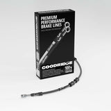 Goodridge 17-20 HD FLH CVO Multi Model -4in Clutch Line Kit - Black