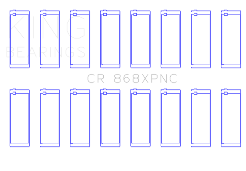 King Ford 4.6L/5.4L V8 SOHC (Size STDX) Performance Coated Rod Bearing Set