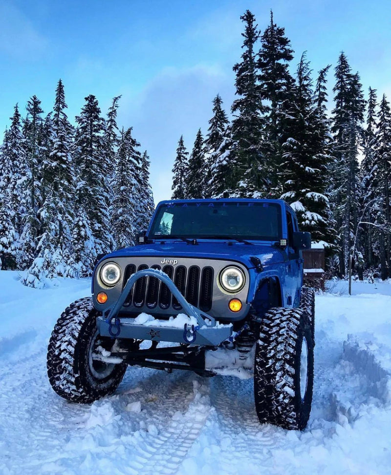 Oracle 7in High Powered LED Headlights - Black Bezel - ColorSHIFT - BC1 NO RETURNS