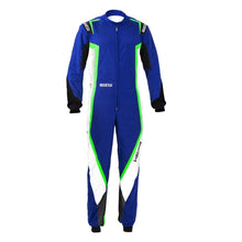 Load image into Gallery viewer, Sparco Suit Kerb 130 BLU/BLK/WHT