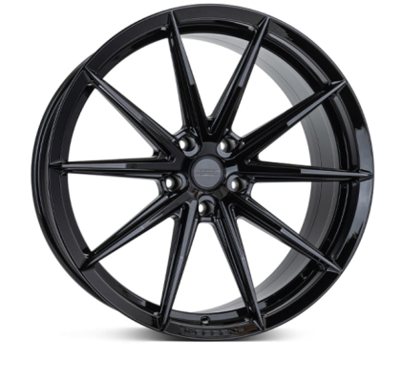 Vossen HFX-2 19x9.5 - 5x112 - ET44 - Deep Face - 66.5 - Gloss Black Wheel