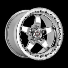 Load image into Gallery viewer, Weld S71 17x10 / 5x120mm BP / 7.2in. BS Polished Wheel 3.18in (High Pad) - Black Single Beadlock