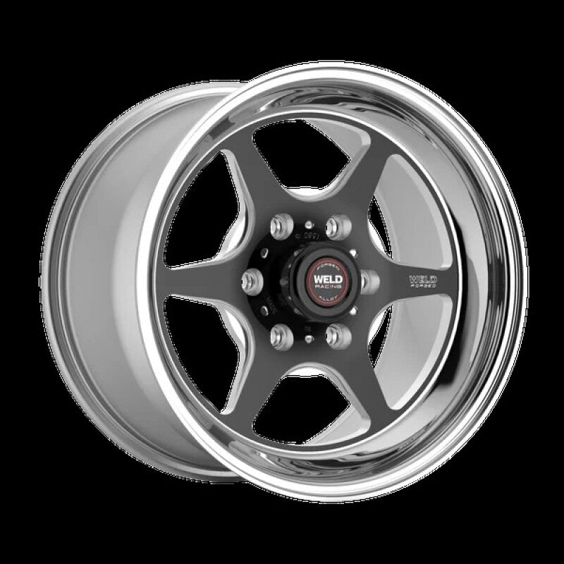 Weld S79 HD S79 17x4.5in / 5x135 BP / 1.6in BS Black Center - Polished Shell Wheel