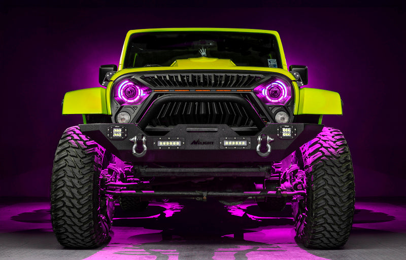 Oracle Oculus 7in ColorSHIFT Bi-LED Projector Headlights for Jeep Wrangler JK NO RETURNS