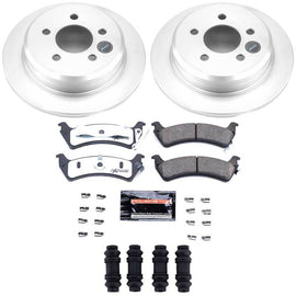 Power Stop 93-98 Jeep Grand Cherokee Rear Z36 Coated Truck & Tow Brake Kit