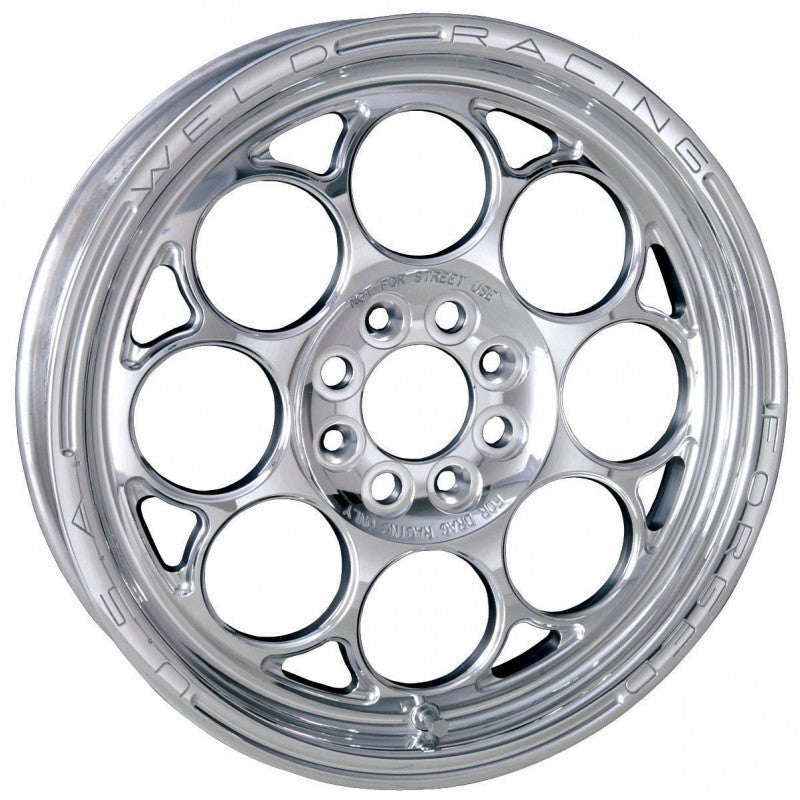 Weld Magnum Import 3-Piece 13x10 / 4x100mm BP / 5in. BS Polished Wheel - Non-Beadlock