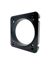 Torque Solution 06-21 Subaru STI EJ Big Bore Manifold Big Bore 76mm Throttle Body Adapter - Black