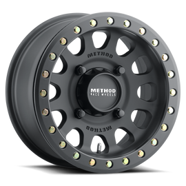 Method MR401 UTV Beadlock 15x10.0 +25mm Offset 6x139.7 BP 81.80mm CB Matte Black Wheel w/ BH-H24100