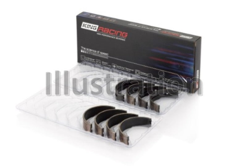 King Engine Bearings Honda J30 / J35 (Size +0.25mm) Tri Metal Main Bearing Set