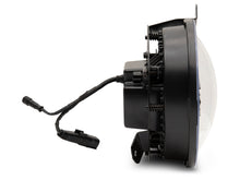 Load image into Gallery viewer, Raxiom 18-22 Jeep Wrangler JL/JT Axial 9-Inch LED Headlights w/RGB Halo- Blk Housing (Clear Lens)