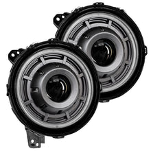 Load image into Gallery viewer, Oracle Jeep Wrangler JL Oculus Bi-LED Projector Headlights- Graphite Metallic - 5500K NO RETURNS