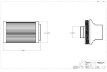 Load image into Gallery viewer, Aeromotive In-Line Filter - (AN-06 Male) 100 Micron Stainless Steel Element