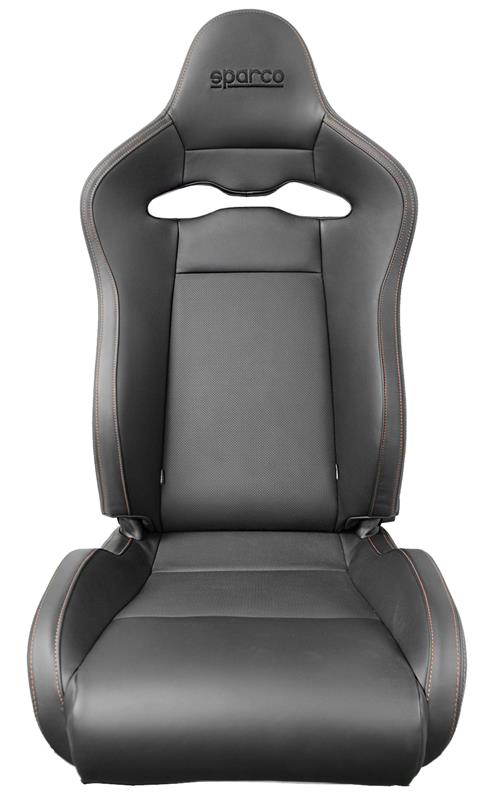 Sparco Seat SPX Special Edition Black/Grey w/ Gloss Carbon Shell - Left