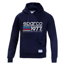 Load image into Gallery viewer, Sparco Hoodie 1977 SMALL Navy