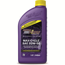 Load image into Gallery viewer, Royal Purple Max-Cycle Synthetic 20W50 Motorcycle Oil - 1 Quart