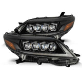 AlphaRex 2011+ Toyota Sienna NOVA LED Proj Headlights Plank Style Black w/Activ Light/Seq Signal/DRL