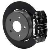 Wilwood 22-24 Polaris RZR Turbo/ Pro R 5-Lug Rear Big Brake Kit - Black Powder Coat