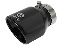 Load image into Gallery viewer, aFe Takeda Universal Exhaust Tip 2-1/2 IN Inlet x 4 IN Outlet x 6 IN L- Black