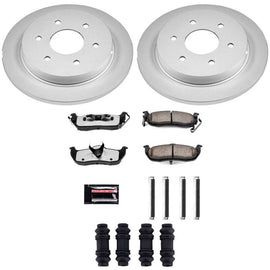 Power Stop 04-10 Infiniti QX56 Rear Z36 Coated Truck & Tow Brake Kit
