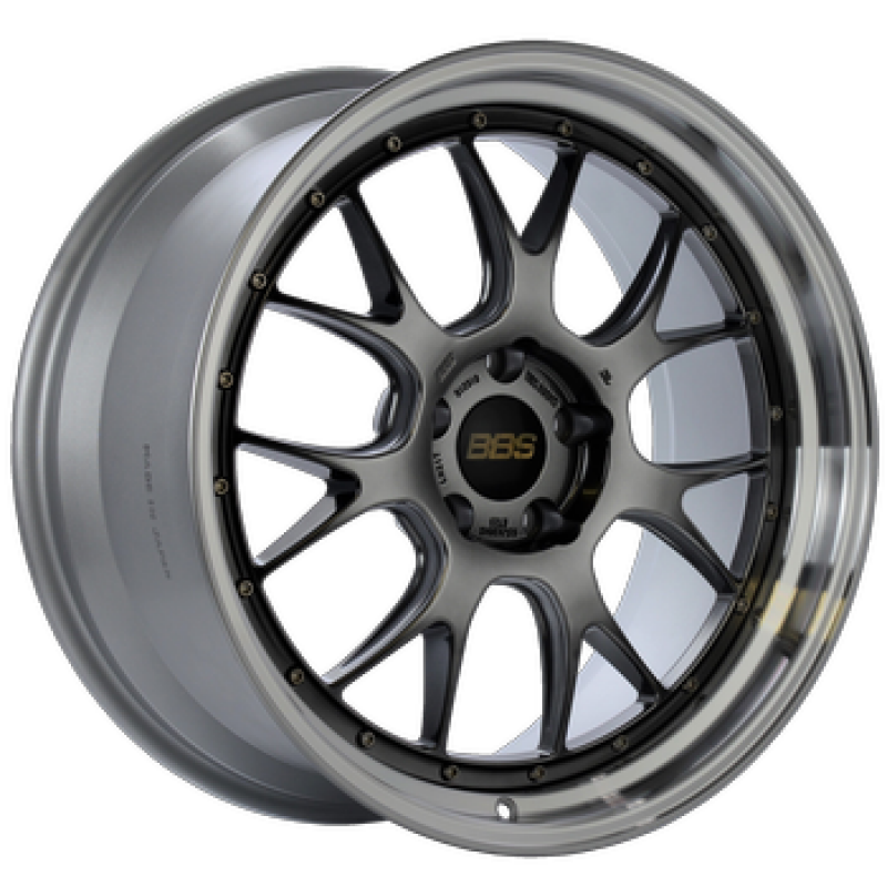 BBS LM-R 19x8.5 5x112 ET30 Black Center w/ Diamond Machined Lip Wheel  - 82mm PFS/Clip Required