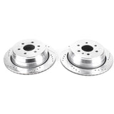 Power Stop 15-19 Chevrolet Colorado Rear Evolution Drilled & Slotted Rotors - Pair