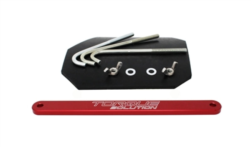 Torque Solution 02-07 Subaru WRX / 04-07 STi  Small Battery Tie Down - Red