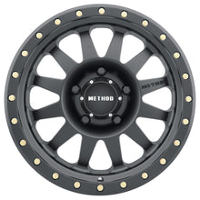 Load image into Gallery viewer, Method MR304 Double Standard 17x8.5 0mm Offset 5x5.5 108mm CB Matte Black Wheel