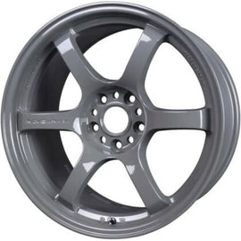 Gram Lights 57DR 17x9.0 +12 5x114.3 Glossy Gray Wheel