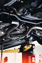 Load image into Gallery viewer, MBRP 18-22 Ford Mustang 2.3L Ecoboost 3in Cat-Back Exhaust w/ Quad Carbon Fiber SS Tips - T304