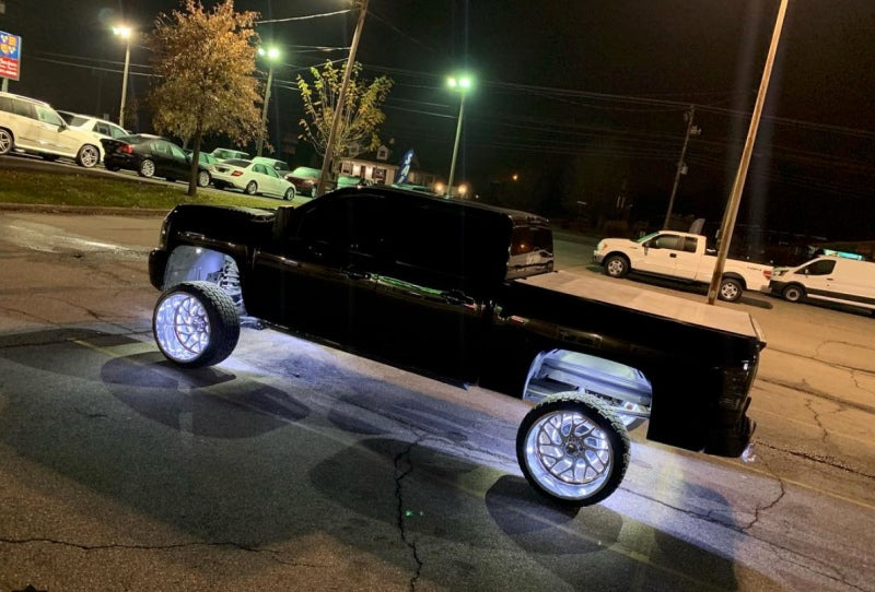 Oracle LED Illuminated Wheel Rings - Double LED - White NO RETURNS