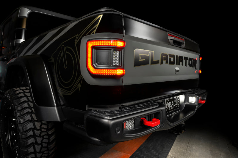Oracle 2020+ Jeep Gladiator JT Flush Mount LED Tail Lights -  Tinted Lens NO RETURNS