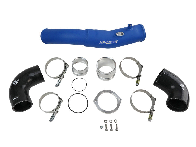 aFe 20-21 BMW Z4 M40i (G29) L6-3.0L (t) B58 BladeRunner 2-1/2in to 3in  Hot-Side Charge Pipe - Blue