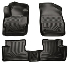 Load image into Gallery viewer, Husky Liners 10-12 Mazda 3 WeatherBeater Combo Black Floor Liners