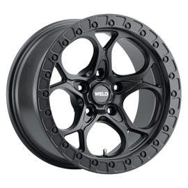 Weld Ledge 20x10 / 5x127 / 4.75 BS / 71.5 HB - Satin Black - Non-BL Wheel