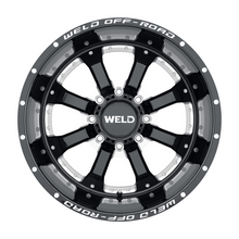 Load image into Gallery viewer, Weld Granada 8 20x10 / 8x180 / 4.75 BS / 124.3 HB - Gloss Black Milled - Non-BL Wheel