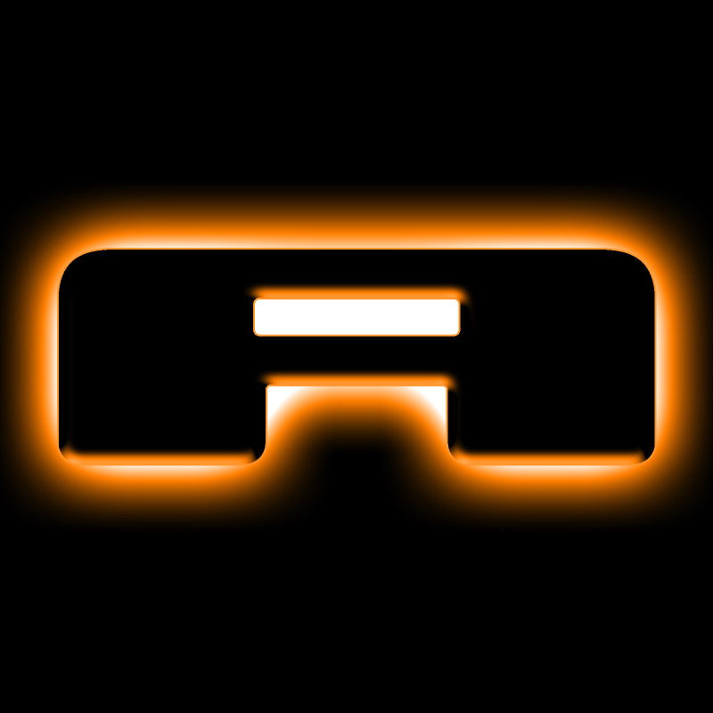 ORACLE Lighting Universal Illuminated LED Letter Badges - Matte Black Surface Finish - A NO RETURNS