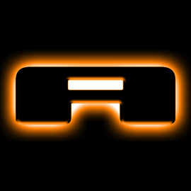 ORACLE Lighting Universal Illuminated LED Letter Badges - Matte Black Surface Finish - A NO RETURNS