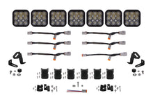 Load image into Gallery viewer, Diode Dynamics SS5 Pro Universal CrossLink 7-Pod Lightbar - White Driving