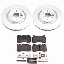 Load image into Gallery viewer, Power Stop 04-07 Cadillac CTS Front Z23 Coated Brake Kit