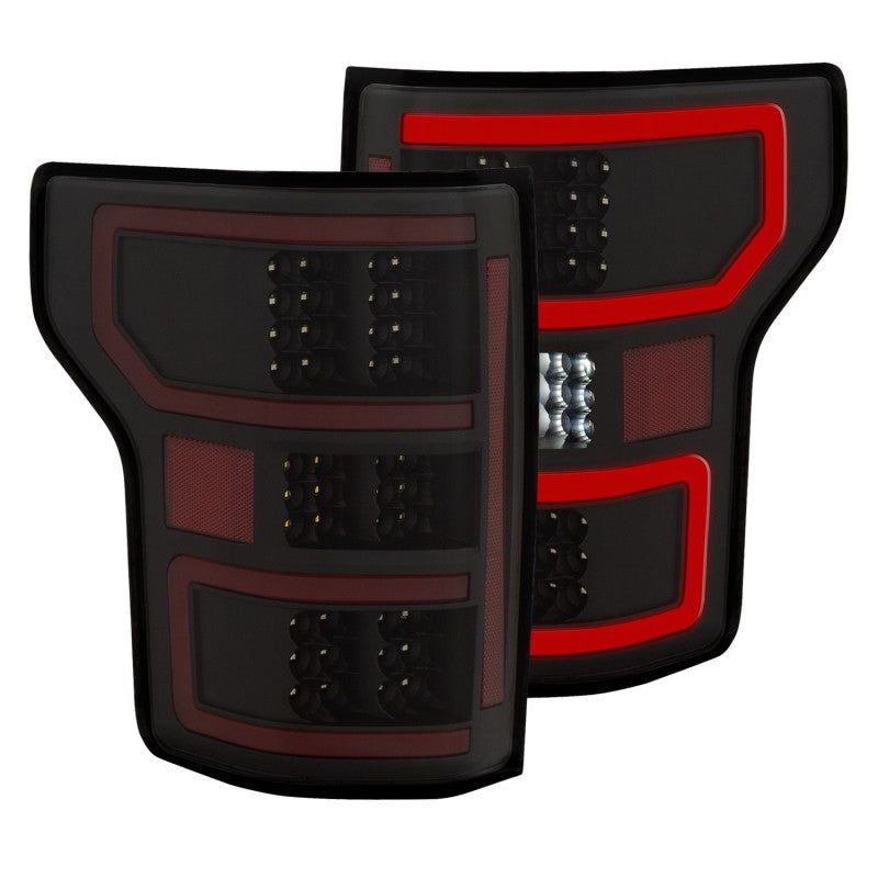 ANZO 18-19 Ford F-150 LED Taillights Black