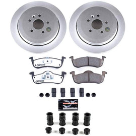Power Stop 13-19 Lincoln MKT Rear Z36 Coated Truck & Tow Brake Kit