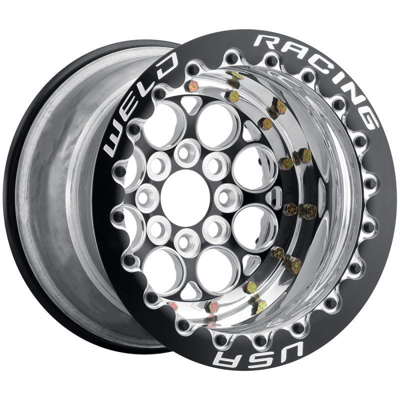 Weld Magnum Import 13x9 / 4x100mm BP / 4in. BS Black Wheel - Non-Beadlock