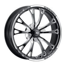 Load image into Gallery viewer, Weld V-Series 1-Piece 17x4.5 / 5x4.5 BP / 2.2in. BS Gloss Black Milled Wheel