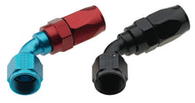 Load image into Gallery viewer, Fragola -4AN x 60 Degree Pro-Flow Hose End - Blue/Red