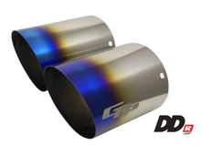Load image into Gallery viewer, GReddy DD-R Burnt Titanium Tips L=150mm (Pair)